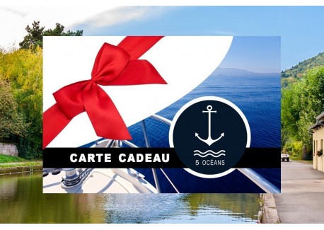 Permis côtier + fluvial - Carte cadeau à imprimer